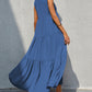Tiered V-Neck Sleeve Dress