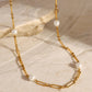 Stainless Steel Pearl Chain Necklace
