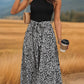 Leopard Halter Neck Midi Dress