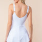 White Birch Off White Sleeveless Performance Knit Swim Dress