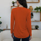 FAM-FAM Round Neck Long Sleeve T-Shirt