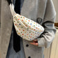 Contrast Polka Dot Crossbody Bag