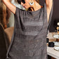 BiBi Fringed Hem Short Sleeve Knit Top - Brand BiBi