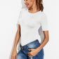 Round Neck Short Sleeve Bodysuit