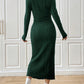 Cami Dress and Tied Long Sleeve Cardigan Set