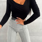 Asymmetrical Single Shoulder Long Sleeve T-Shirt