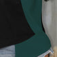 Color Block Notched Short Sleeve T-Shirt