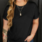 Full Size Round Neck Short Sleeve T-Shirt