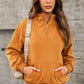 Quarter Zip Dropped Shoulder Sweatshirt