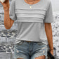 Round Neck Short Sleeve Top