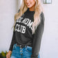 COOL MOM CLUB Round Neck Short Sleeve Sweatshirt