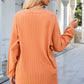 FOOTBALL Round Neck Long Sleeve Sweatshirt