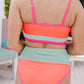 SummerBea Color Block Scoop Neck Two-Piece Swim Set