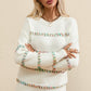 Round Neck Long Sleeve Sweater