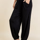 Super Lady Full Size Drawstring Elastic Waist Joggers with Pockets