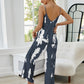 Tie-Dye Spaghetti Strap Jumpsuit with Pockets