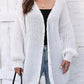 Open Front Long Sleeve Cardigan