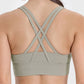 Crisscross Scoop Neck Active Tank