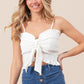 BiBi Ruffled Smocked Ribbon Detail Cami - Brand BiBi