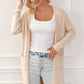 Pocketed Long Sleeve Cardigan