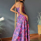 Full Size Twisted Printed V-Neck Cami Dress