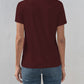 Heart Round Neck Short Sleeve T-Shirt