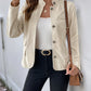 Perfee Button Up Mock Neck Jacket