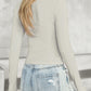 Notched Long Sleeve T-Shirt