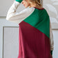HOPELY Full Size Color Block Long Sleeve T-Shirt