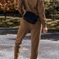 Side Slit Round Neck Long Sleeve Top and Pants Set