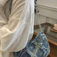 Fringe Star Print Shoulder Bag
