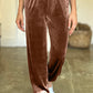 Pocketed Elastic Waist Joggers