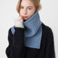 Slit Pullover Knit Scarf