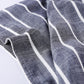 Striped Open Front Longline Cover Up
