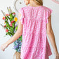 Heimish Full Size Floral Ruffled Tiered Top