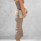 FULL SIZE Slit Tube Midi Dress