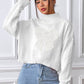 Bow Turtleneck Long Sleeve Sweater