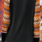 Printed Round Neck Raglan Sleeve Blouse