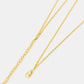 Halo Crown Jewelry Linked Ring Pendant Chain Necklace