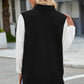 Cable Knit V-Neck Sweater Vest
