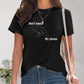Graphic Round Neck Short Sleeve T-Shirt