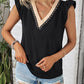 Ruffled V-Neck Tank