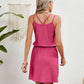 Eyelet Scoop Neck Sleeveless Dress