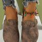 Round Toe Buckle Slip-Ons
