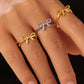Stainless Steel Bow Ring