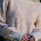 Flower Pattern Turtleneck Long Sleeve Sweater
