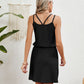 Eyelet Scoop Neck Sleeveless Dress