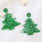 Christmas Tree Acrylic Earrings