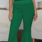 High-Low Bootcut Pants