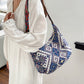 Geometric Adjustable Strap Crossbody Bag